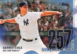 2023 Topps Japan Edition #SS-10 Gerrit Cole インサートカード Strength in Numbers