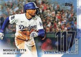 2023 Topps Japan Edition #SS-11 Mookie Betts インサートカード Strength in Numbers