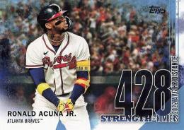 2023 Topps Japan Edition #SS-12 Ronald Acuna Jr. インサートカード Strength in Numbers