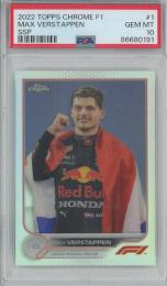 2022 Topps Chrome Formula 1 Racing  Max Verstappen Base Image Variations/#1 【PSA10】