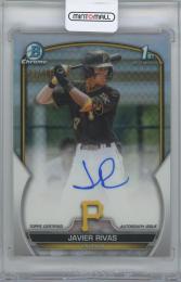 2023 BOWMAN Chrome Prospect Autographs Refractors / JAVIER RIVAS(Pittsburgh Pirates) 【373/499】