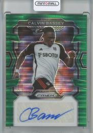 2023-24 Panini Prizm Premier League  Calvin Bassey Signatures /Green Pulsar Prizms