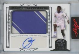 2022 Leaf Trinity Soccer  Eduardo Camavinga Autograph Memorabilia /Silver 17/35