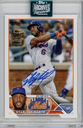 2024 Topps Archives Signature Series Active Player Edition  Starling Marte Autographs #199 36/99