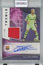 2018-19 Panini Treble Soccer  Jasper Cillessen Jersey Autographs 117/199