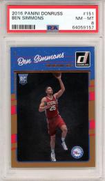 ミントモール MINT 池袋店 2016 17 Panini Donruss Ben Simmons RC 151 PSA8