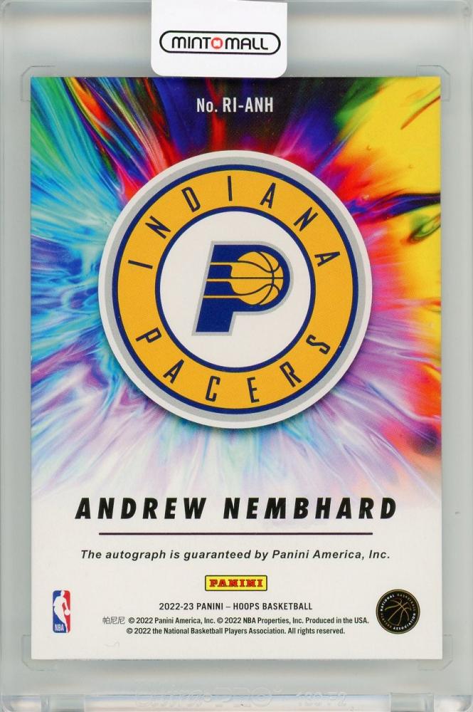 Mint Panini Hoops Indiana Pacers Andrew