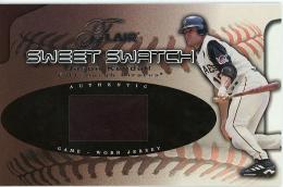 2002 Fleer Flair  Jason Kendall Sweet Swatch Jersey Jumbo Card 515/990 ※状態要確認