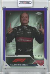 2023 Topps Chrome Fomula 1 Racing Valtteri Bottas Base/F1 Drivers/Purple/#36【10/399】