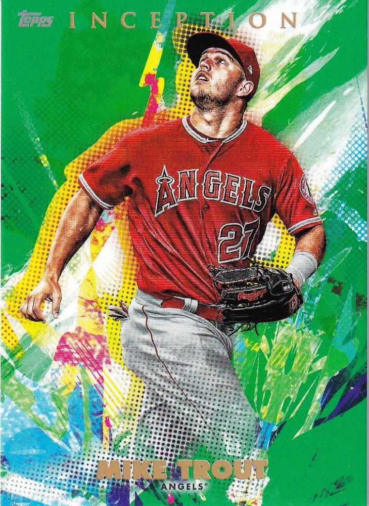 Mint Topps Inception Los Angeles Angels Mike Trout