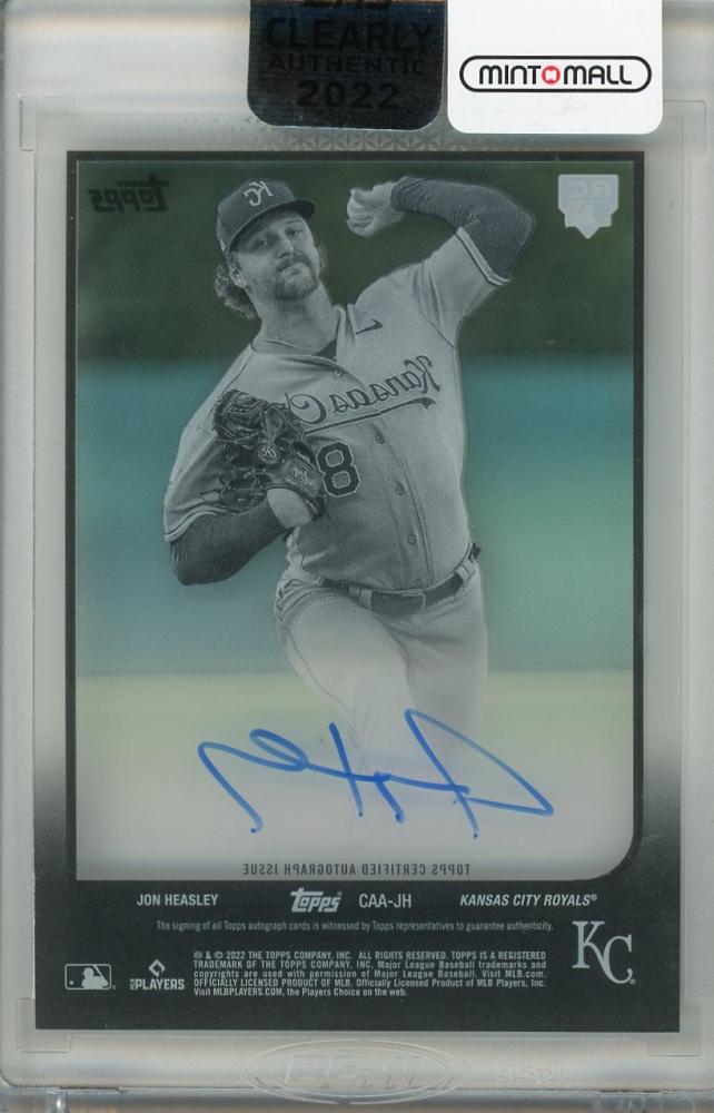 Mint Topps Clearly Authentic Kansas City Royals Jon