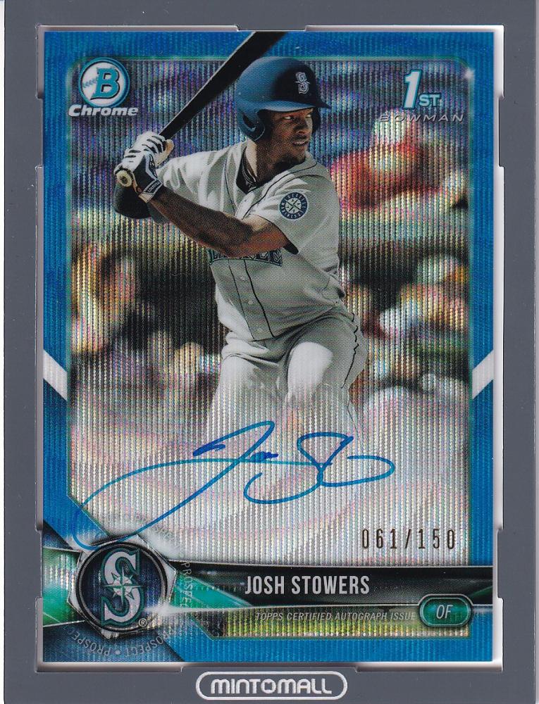 Mint Bowman Draft Baseball Seattle Mariners Josh