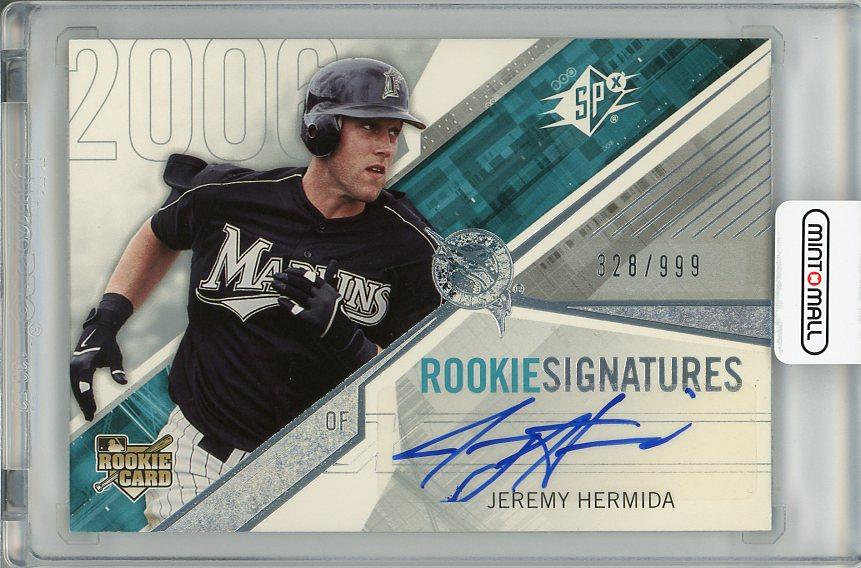 ミントモール MINT 梅田店 2006 UPPER DECK SPx Jeremy Hermida 日ハム Autograph