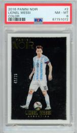 Mint Panini Noir Argentina Lionel Messi Base