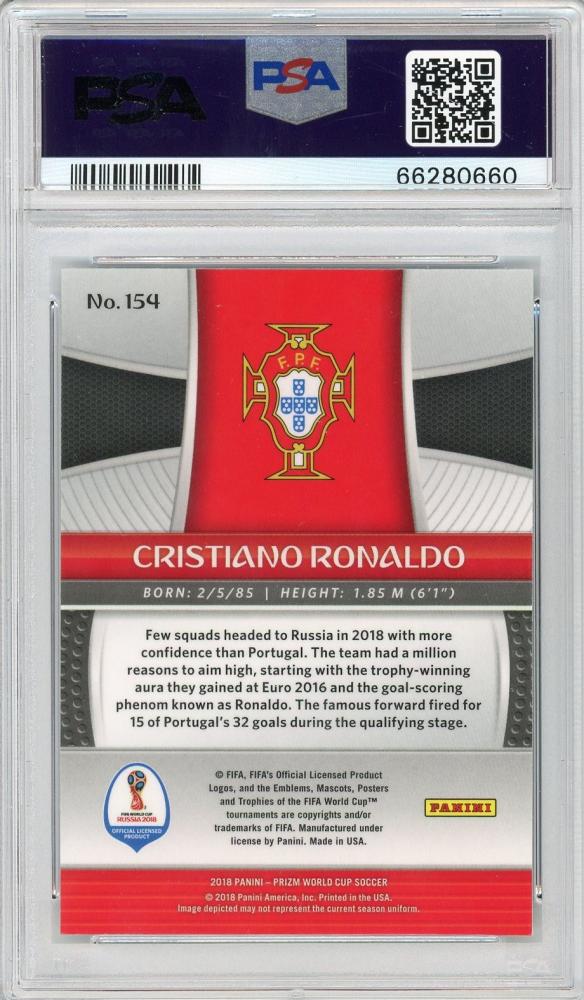 Mint Panini Prizm World Cup Cristiano Ronaldo