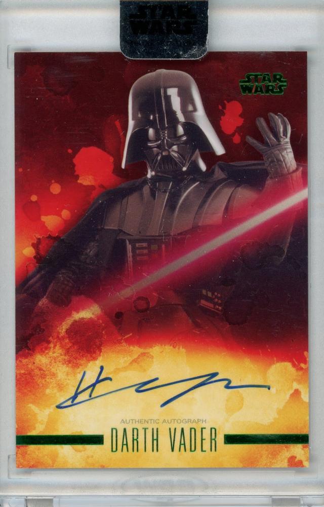 Mint Topps Star Wars Stellar Signatures Darth Vader