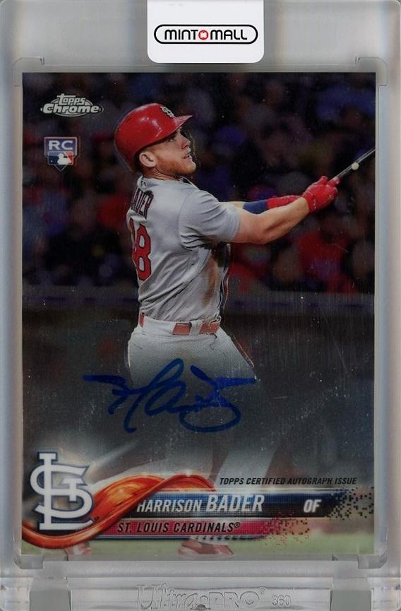 ミントモール MINT 千葉店 2018 Topps Chrome Harrison Bader Rookie Autographs