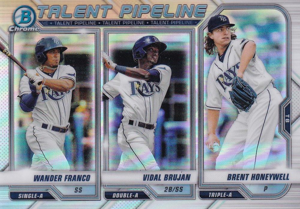 Mint Topps Bowman Tampa Bay Rays Wander Franco