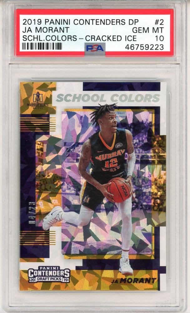 Mint Panini Contenders Draft Picks Ja Morant