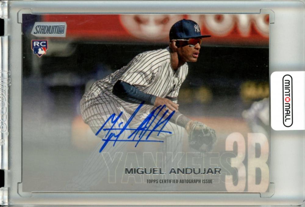 ミントモール MINT 立川店 2018 TOPPS STADIUM CLUB Miguel Andujar Rookie