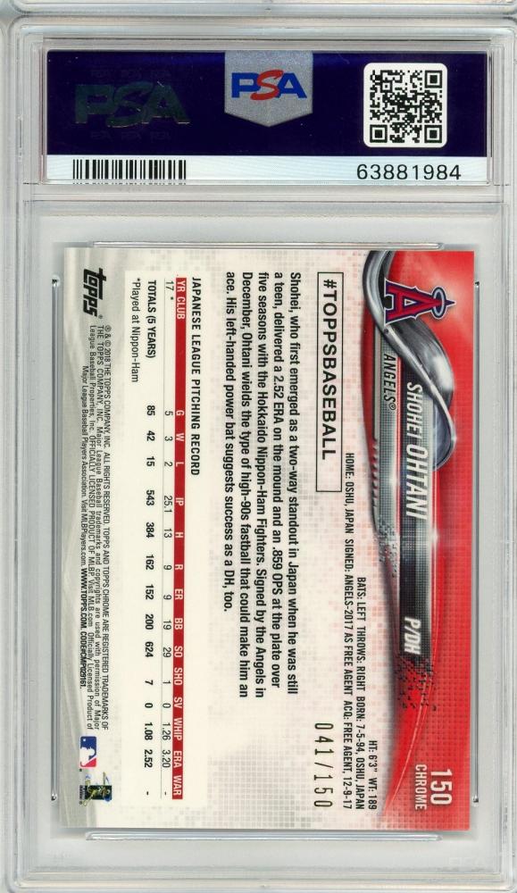 ミントモール MINT 池袋店 2018 Topps Chrome Baseball Los Angels Angeles