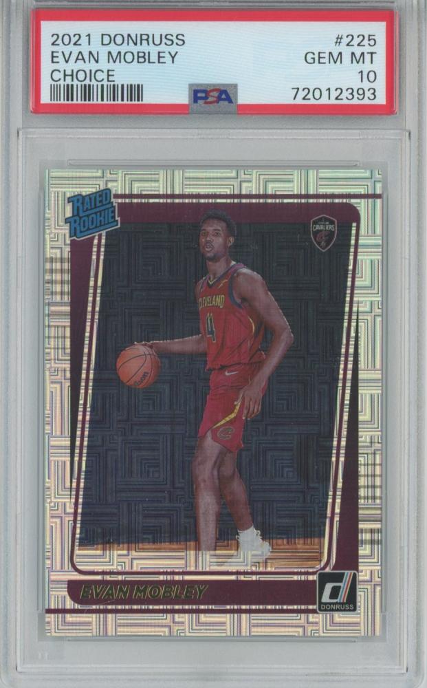 Mint Panini Donruss Evan Mobley Rated Rookie