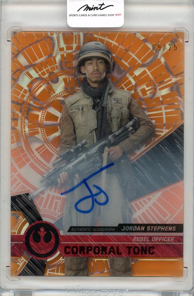 Mint Topps Star Wars High Tek Corporal Tonc Orange