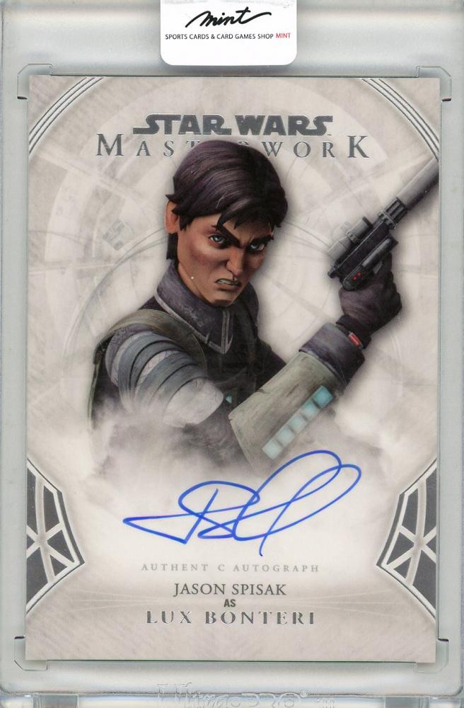 Mint Topps Star Wars Masterwork Lux Bonteri Autographs