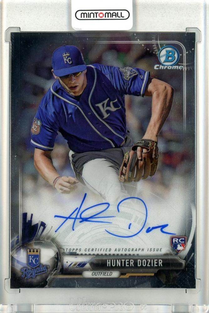 Mint Topps Bowman Chrome Kansas City Royals Hunter