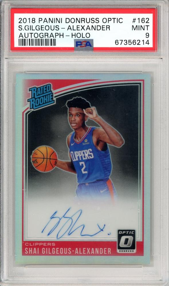 Mint Psa Panini Donruss Optic Shai Gilgeous