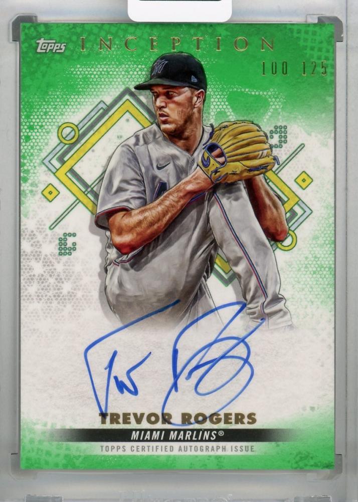 Mint Topps Inception Miami Marlins Trevor Rogers