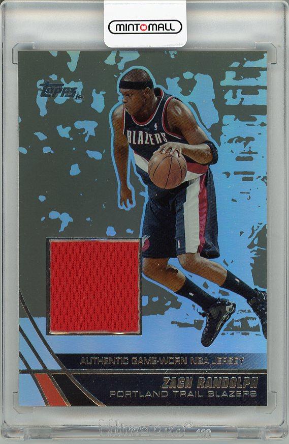 ミントモール MINT 梅田店 2004 TOPPS je Zach Randolph Game Worn Jersey 07 25