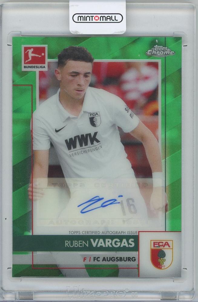 Mint Topps Chrome Bundesliga Autographs Green