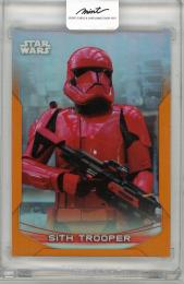 Mint Topps Chrome Star Wars Sith Trooper Orange