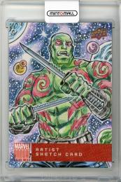 Mint Upper Deck Marvel Annual Sketch Card Drax