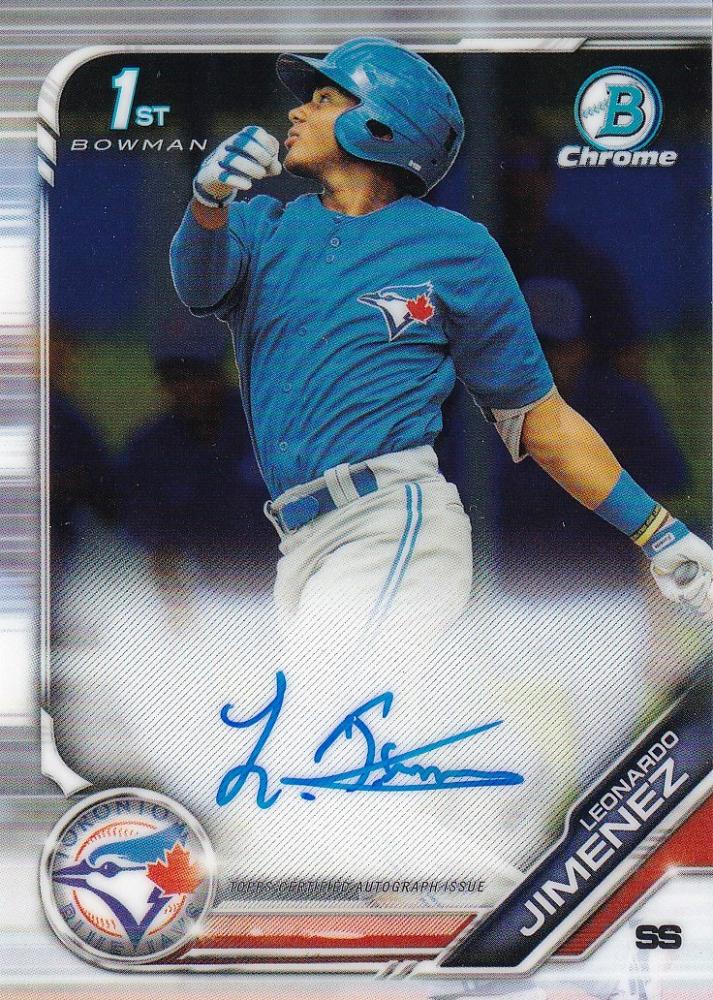 ミントモール MINT 浦和店 2019 Topps Bowman Chrome Toronto Blue Jays Leonardo