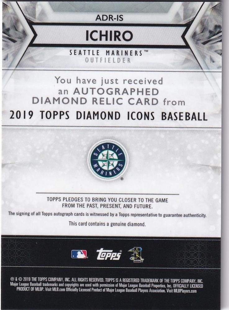 ミントモール MINT 浦和店 2019 Topps Diamond Icons Seattle Mariners Ichiro