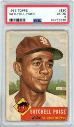 ミントモール MINT 梅田店 1953 TOPPS Satchell Paige 220 PSA2 GOOD