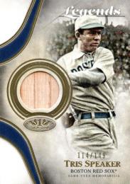 Mint Topps Tier One Tris Speaker Game Used