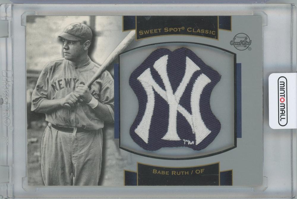 Mint Ud Sweet Spot Classics Patch Cards Babe Ruth