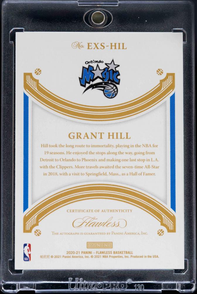 Mint Vault Msv Panini Flawless Grant Hill