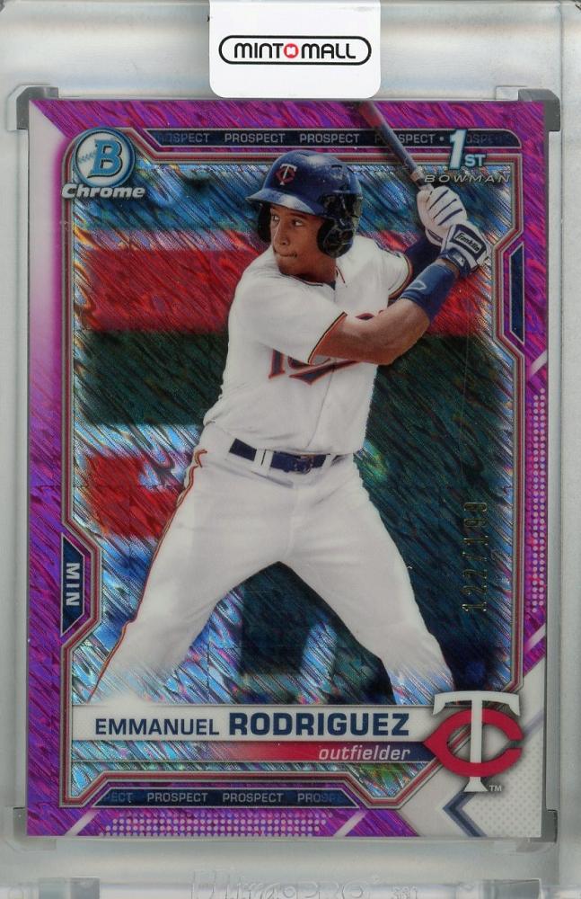 Mint Topps Bowman Chrome Minnesota Twins Emmanuel