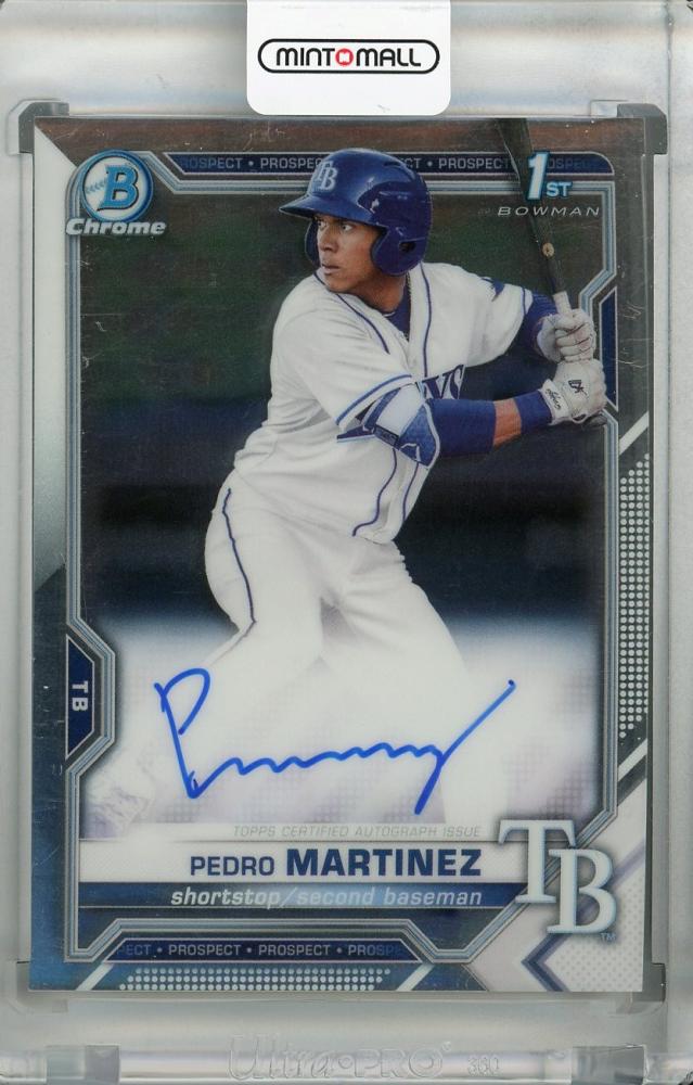 Mint Topps Bowman Chrome Tampa Bay Rays Pedro