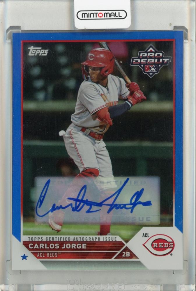 Mint Topps Pro Debut Cincinnati Reds Carlos Jorge