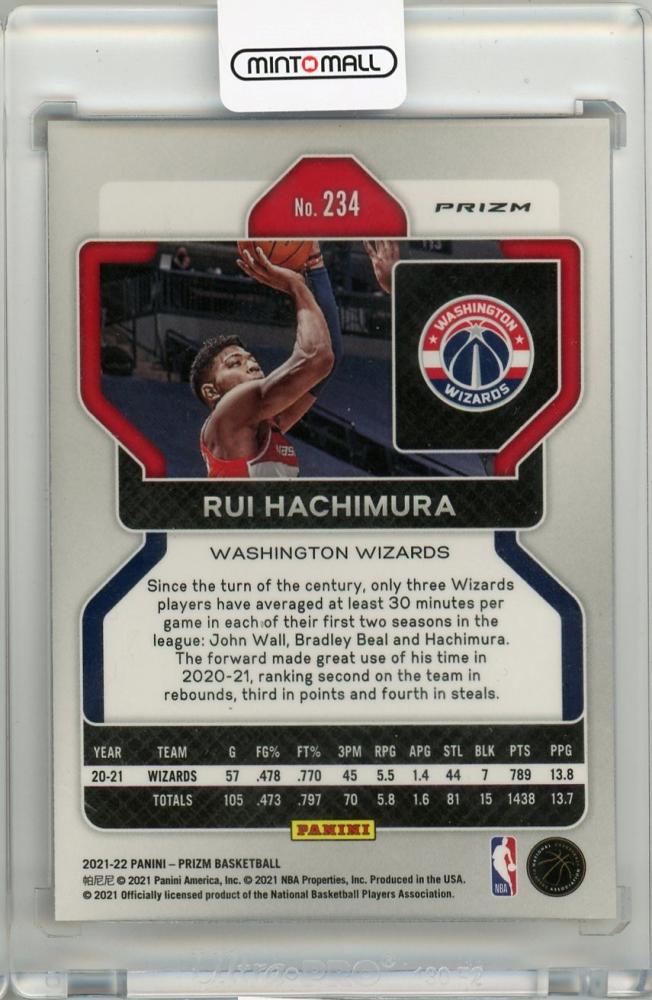 Mint Panini Prizm Washington Wizards Rui