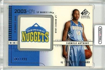 2003-04 Upper Deck SP Signature Edition Carmelo Anthony Sp Rookie Logo #103  38