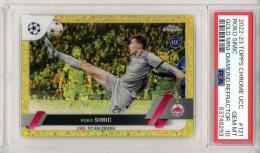 ミントモール / MINT 立川店 / 【PSA10】 2022-23 Topps Chrome UEFA Club Competitions  Roko Simic Rookie Gold Mini Diamond Refractor 31/50