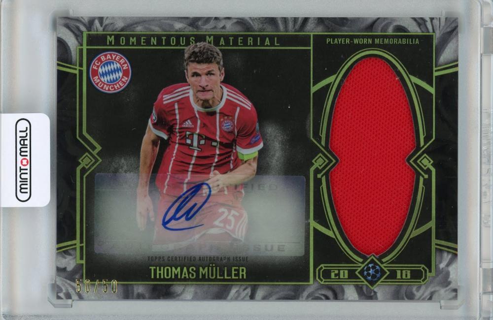 TOPPS MUSEUM COLLECTION トーマス・ミュラー 直筆サイン-