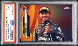 ミントモール / MINT VAULT店 (MSV委託品通販) / 2020 Topps Chrome Formula 1 Lewis Hamilton  #174 Orange Refractor【12/25】【PSA MINT 9】