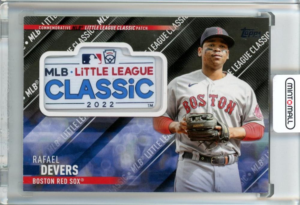 2022 Topps Update - Rafael Devers- LIttle League Classic Patch - BLACK /199